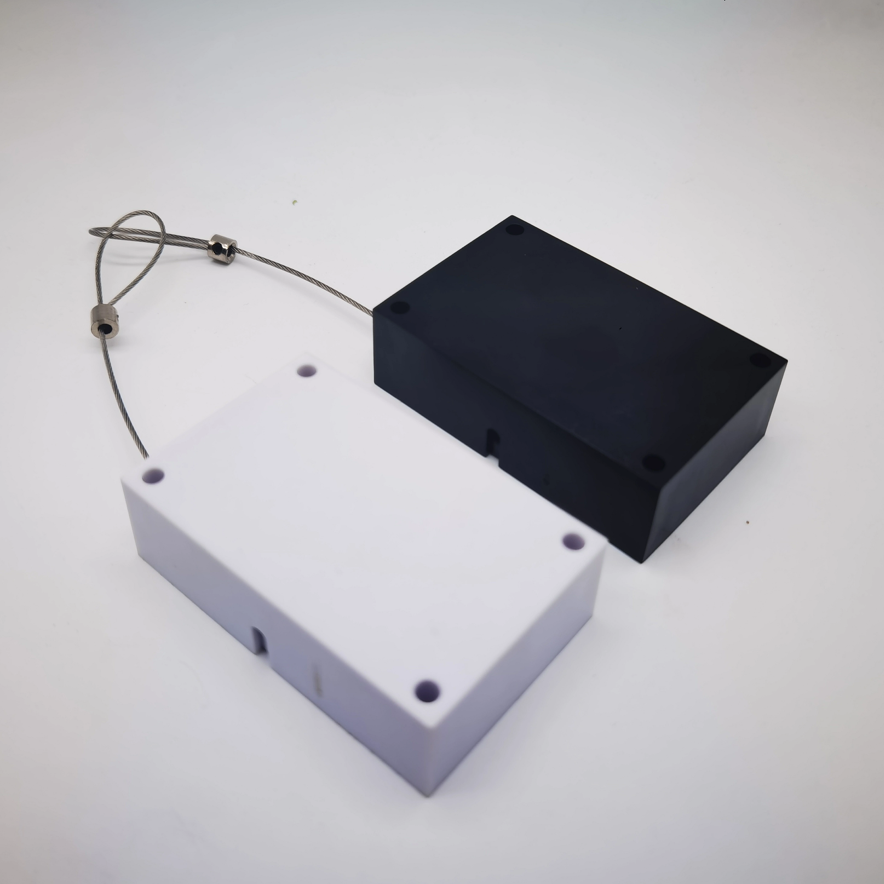 Positional Retractable Rectangle Desktop pullbox Tether